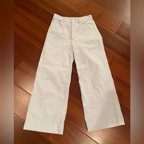 JCrew Wide Leg Ankle Pant size 0 - Picture 1 of 3